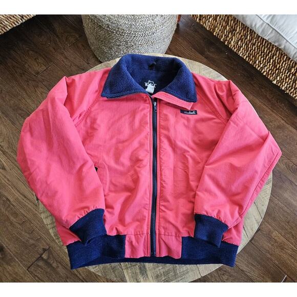 Woolrich Other - VINTAGE WOOLRICH Mens Teton Fleece Lined Full Zip Bomber Jacket USA Size Large